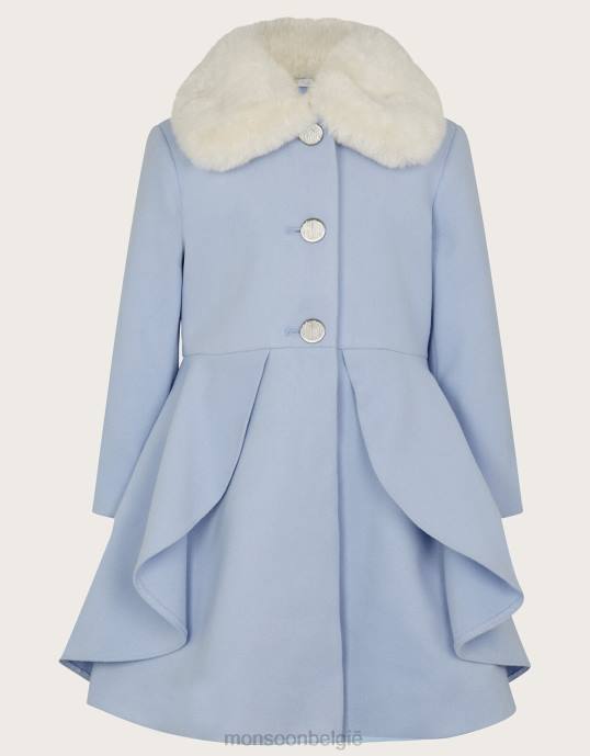 Monsoon nette kronkelige jas met rok meisje blauw lichtblauw DVD01708 kleding DVD01708 Comfortabele outfit Monsoon Belgie Probeer nu het Monsoon dresses online met korting